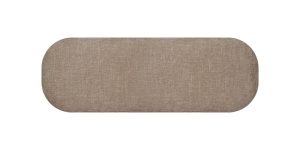 Pender Pin Leg Newport Weave Upholstery Long Bench - Taupe (6)