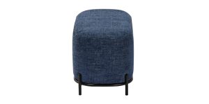 Pender Pin Leg Newport Weave Upholstery Short Bench - Blue (4)
