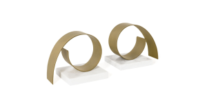 Rehan Marble Bookends, S2 (1)