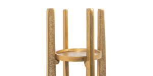 Skye Candle Holder, Large Gold (3)
