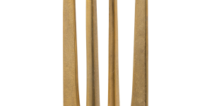Skye Candle Holder, Large Gold (4)