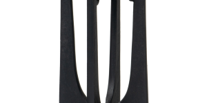 Skye Candle Holder, Small Black (4)