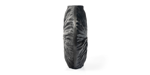 Celestia Metal Vase, Large Grey (7)