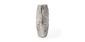 Celestia Metal Vase, Small Nickel (5)