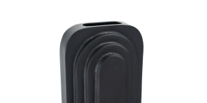 Clarence Metal Vase, Large Black (5)