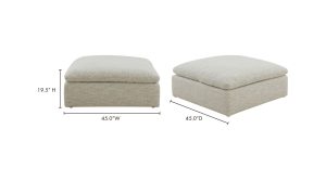 Clay Ottoman- Sand (3)