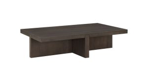 Folke Rectangular Coffee Table- Dark Brown (3)