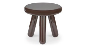 Joy Accent Table- Dark Brown (1)