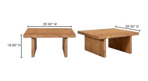 Monterey Square Coffee Table- Blonde (8)