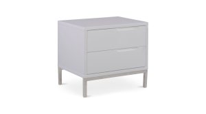 Naples End Table White (2)