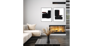 Noir Nouveau I, Hand Painted Canvas (6)