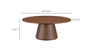 Otago Coffee Table- Walnut (7)