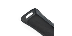 Vivian Decorative Metal Tray, Small Black (3)