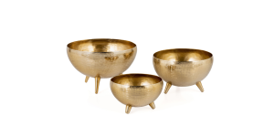 Yves Metal Planter Bowls, S3 (1)