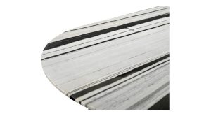 Celia Oval Dining Table- Panda Marble (1)