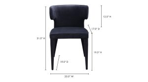 Jennaya Dining Chair-Black (8)