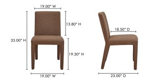 Monte Dining Chair-Brown (2)
