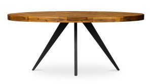 PARQ OVAL DINING TABLE AMBER (10)