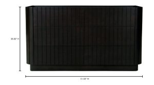 POVERA 6 DRAWER DRESSER-BLACK (10)
