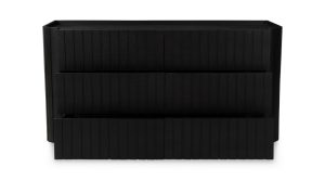 POVERA 6 DRAWER DRESSER-BLACK (4)