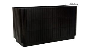 POVERA 6 DRAWER DRESSER-BLACK (9)