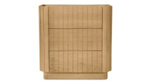 Povera 3 Drawer Nightstand Oak (11)