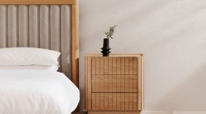 Povera 3 Drawer Nightstand Oak (2)