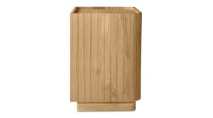 Povera 3 Drawer Nightstand Oak (6)
