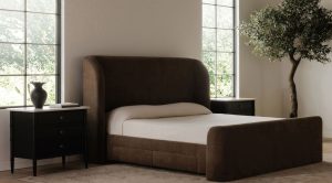 SOPHIA KING BED- BROWN (2)