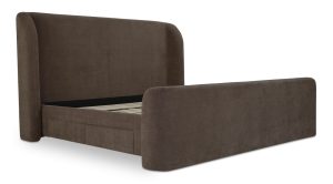 SOPHIA QUEEN BED- BROWN (7)