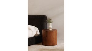 Theo Two Drawer Nightstand- Brown (2)