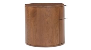Theo Two Drawer Nightstand- Brown (4)