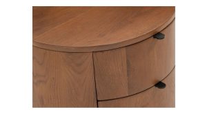 Theo Two Drawer Nightstand- Brown (7)