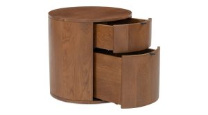Theo Two Drawer Nightstand- Brown (8)