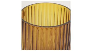 Dawn Short Amber Glass Vase (4)