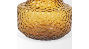Jolene Amber Glass Vase-Short (6)