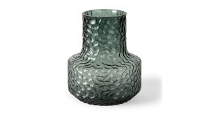 Jolene Green Glass Vase-Short (1)