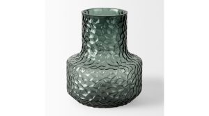 Jolene Green Glass Vase-Short (2)