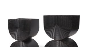 Medina Planters 2 Tier-Black