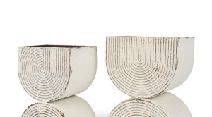 Medina Planters 2 Tier-White