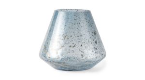 Robyn Blue Glass Vase-Small (1)