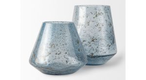 Robyn Blue Glass Vase-tall (8)