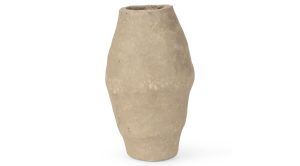 Rundal Gray Paper Mache Vase-Small (1)